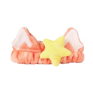 Plush Panda Ear Spa Headband for Face Washing and Beauty Care
