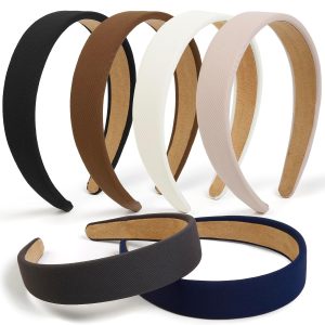 Ribbed Non Slip Headband for Women and Girls with Stretch Hair Band Design